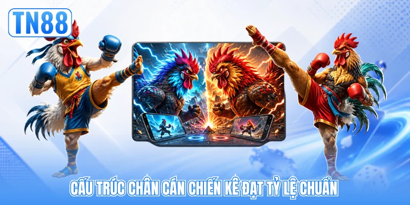 Cấu trúc chân cán chiến kê đạt tỷ lệ chuẩn Cấu trúc chân cán chiến kê đạt tỷ lệ chuẩn