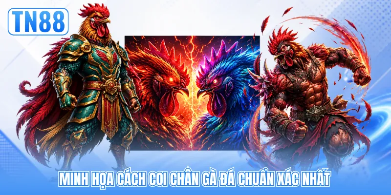 Minh họa cách coi chân gà đá chuẩn xác nhất Minh họa cách coi chân gà đá chuẩn xác nhất