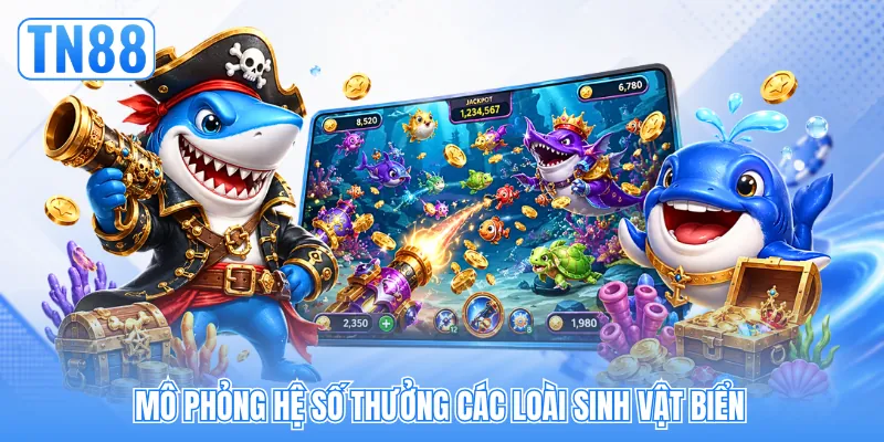 Mô phỏng hệ số thưởng các loài sinh vật biển Mô phỏng hệ số thưởng các loài sinh vật biển