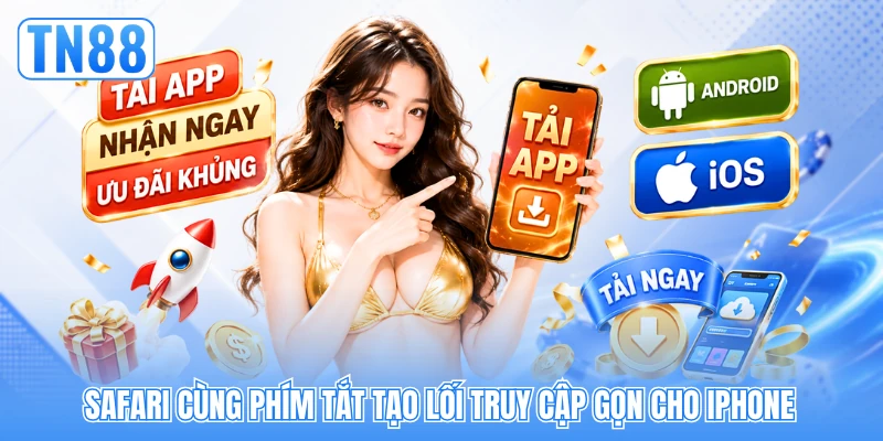 Safari cùng phím tắt tạo lối truy cập gọn cho iPhone Safari cùng phím tắt tạo lối truy cập gọn cho iPhone